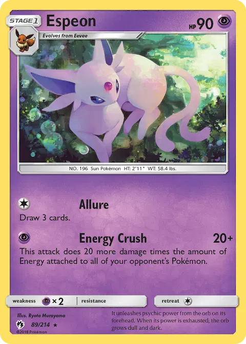 Espeon, Lost Thunder 89/214