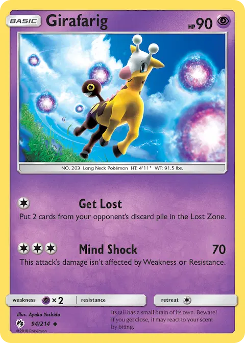 Girafarig, Lost Thunder 94/214
