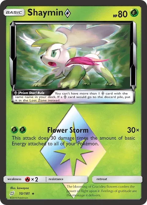Shaymin ◇, Team Up 10/181