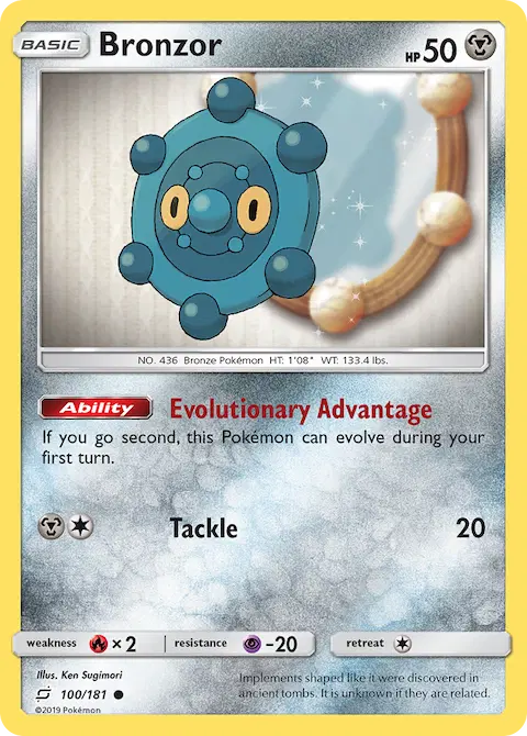 Bronzor, Team Up 100/181