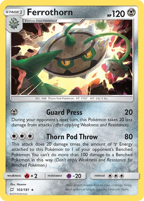 Ferrothorn, Team Up 103/181