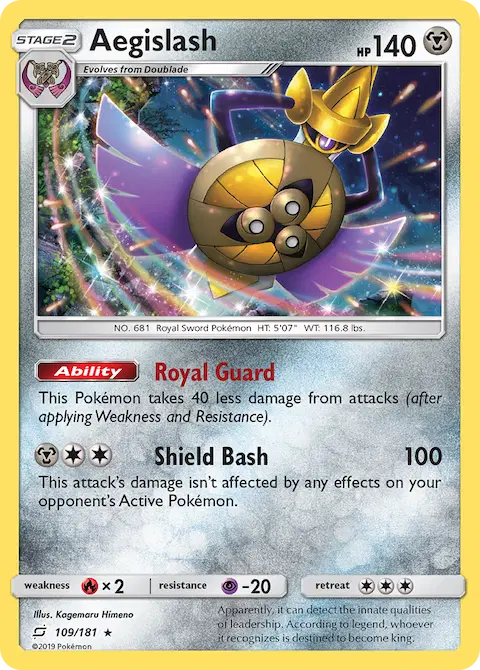 Aegislash, Team Up 109/181