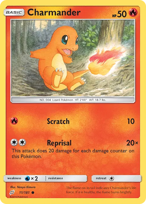Charmander, Team Up 11/181