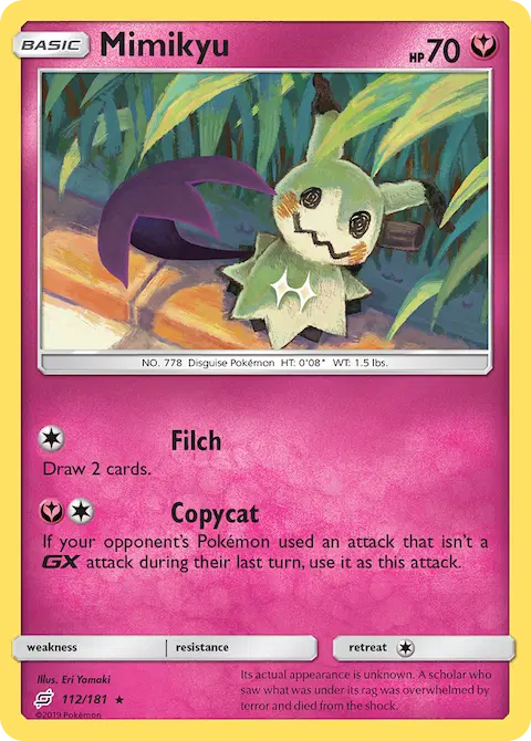 Mimikyu, Team Up 112/181