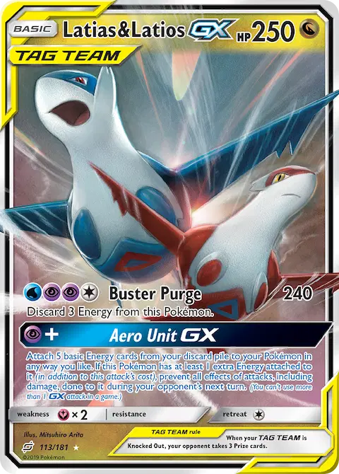 Latias & Latios GX, Team Up 113/181