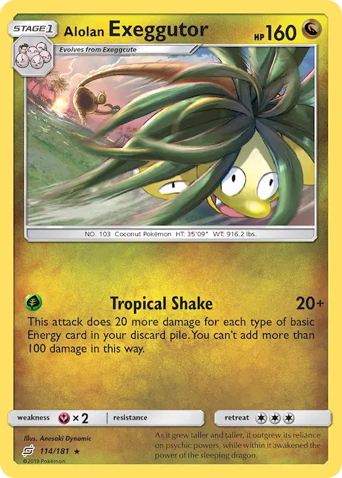 Alolan Exeggutor, Team Up 114/181