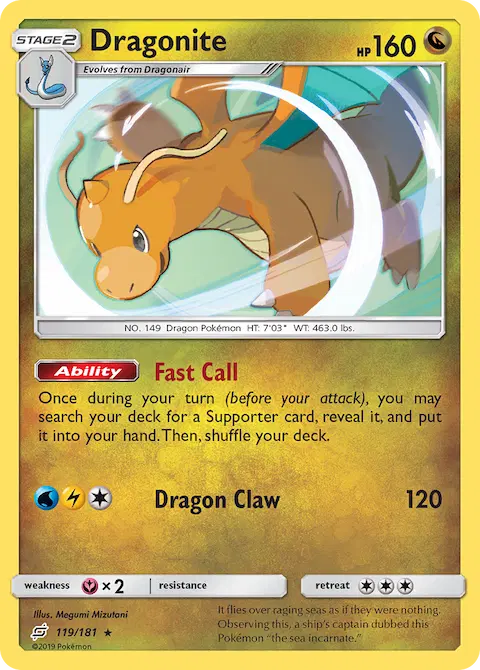 Dragonite, Team Up 119/181