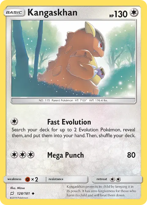 Kangaskhan, Team Up 128/181