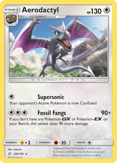 Aerodactyl, Team Up 130/181