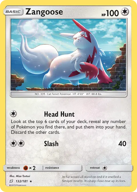 Zangoose, Team Up 132/181