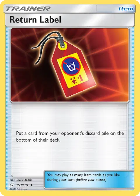 Return Label, Team Up 153/181