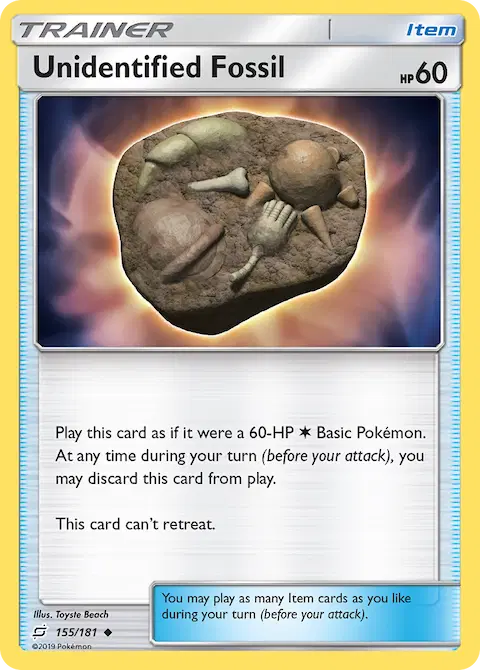 Unidentified Fossil, Team Up 155/181