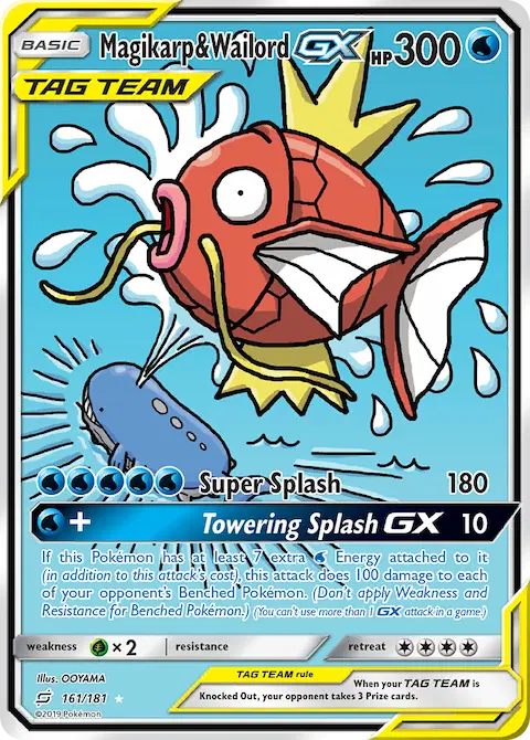 Magikarp & Wailord GX, Team Up 161/181
