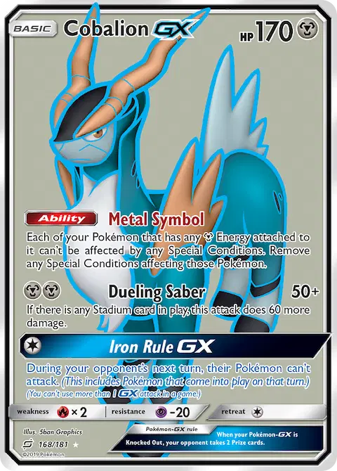 Cobalion GX, Team Up 168/181