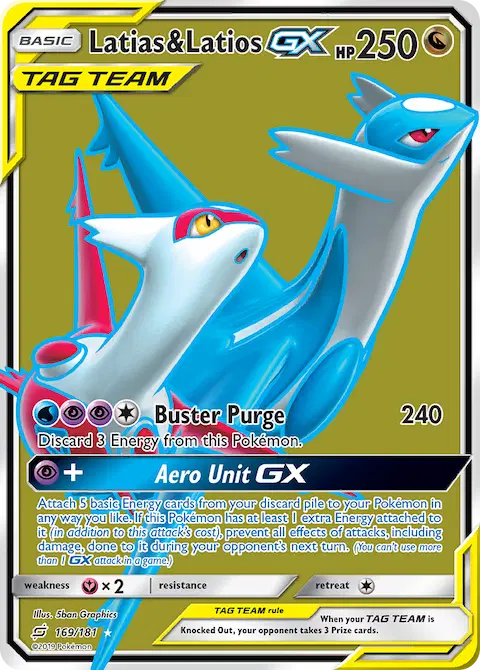 Latias & Latios GX, Team Up 169/181