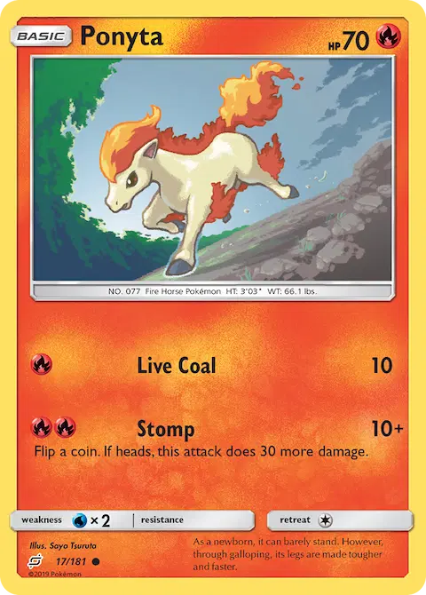 Ponyta, Team Up 17/181