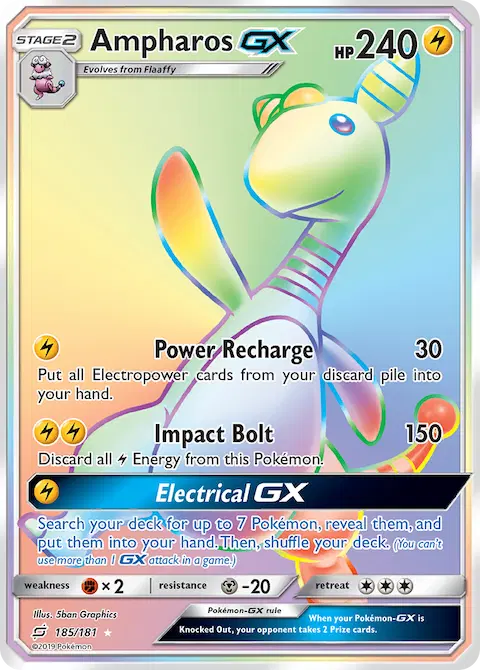 Ampharos GX, Team Up 185/181