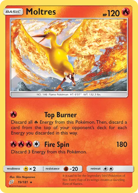 Moltres, Team Up 19/181