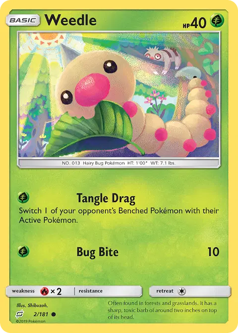 Weedle, Team Up 2/181