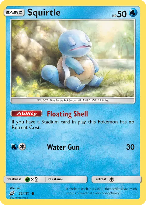 Squirtle, Team Up 22/181