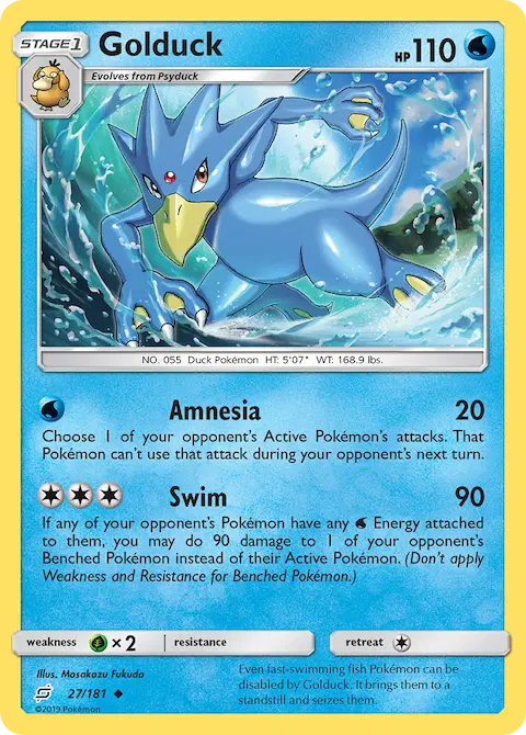 Golduck, Team Up 27/181