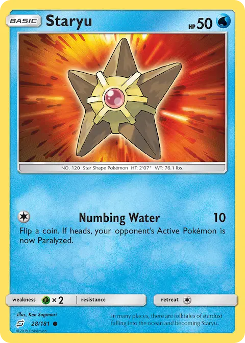 Staryu, Team Up 28/181