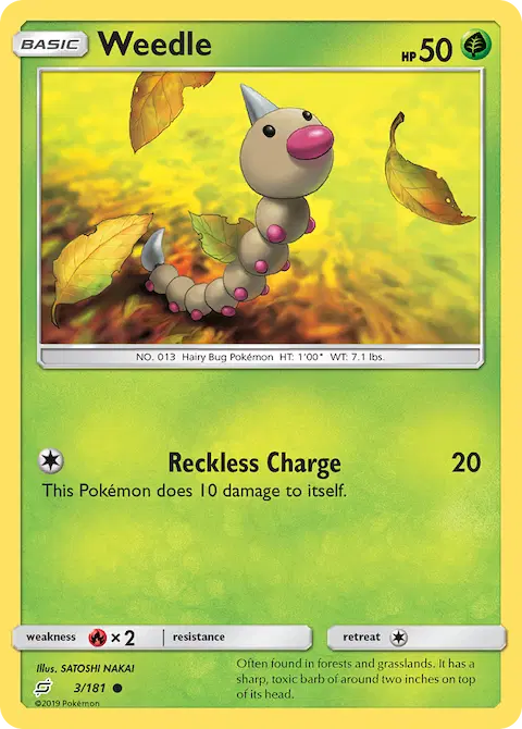 Weedle, Team Up 3/181