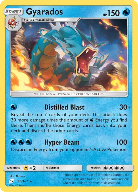 Gyarados, Team Up 30/181
