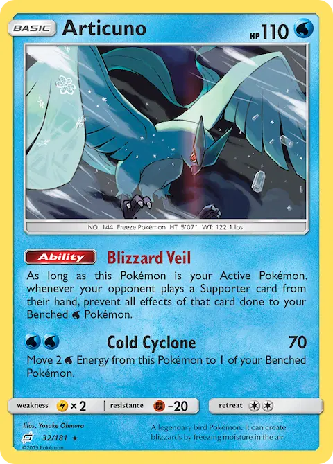 Articuno, Team Up 32/181