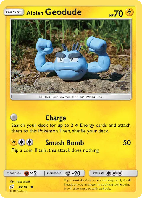 Alolan Geodude, Team Up 35/181