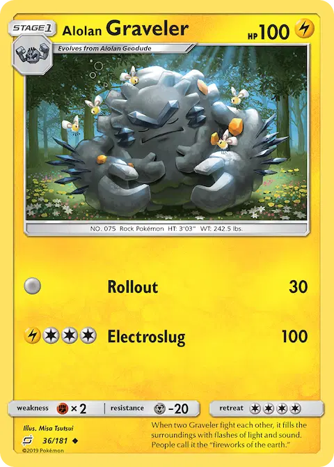 Alolan Graveler, Team Up 36/181