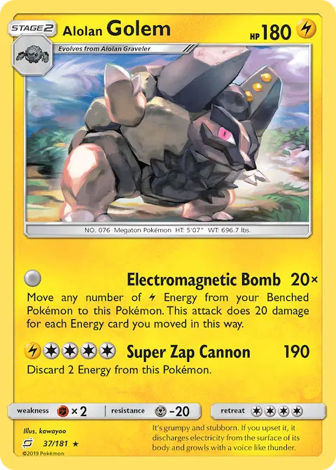 Alolan Golem, Team Up 37/181