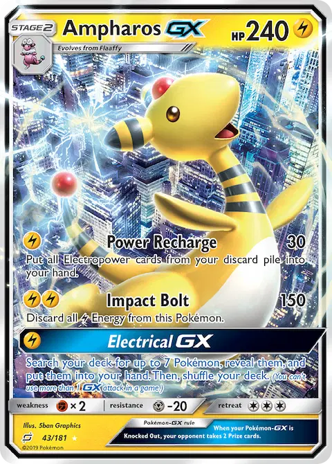 Ampharos GX, Team Up 43/181