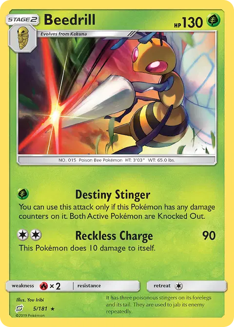 Beedrill, Team Up 5/181