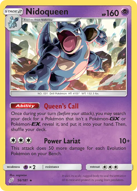 Nidoqueen, Team Up 56/181