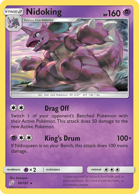 Nidoking, Team Up 59/181
