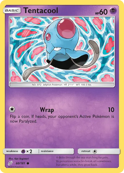 Tentacool, Team Up 60/181