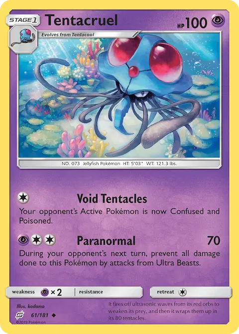 Tentacruel, Team Up 61/181