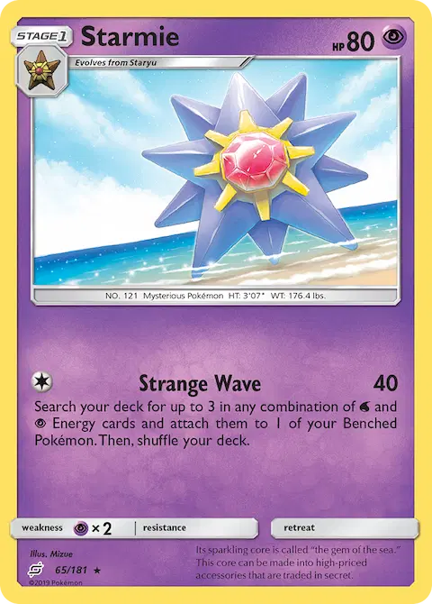 Starmie, Team Up 65/181