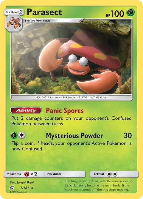 Parasect, Team Up 7/181