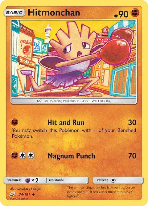 Hitmonchan, Team Up 74/181