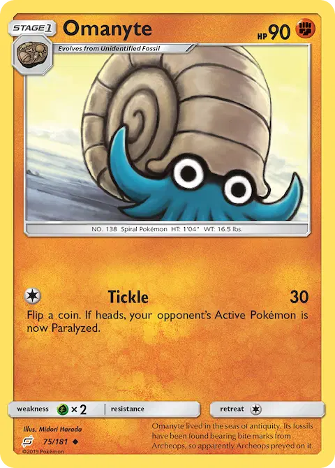 Omanyte, Team Up 75/181