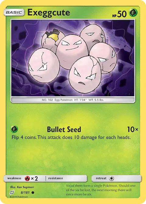 Exeggcute, Team Up 8/181