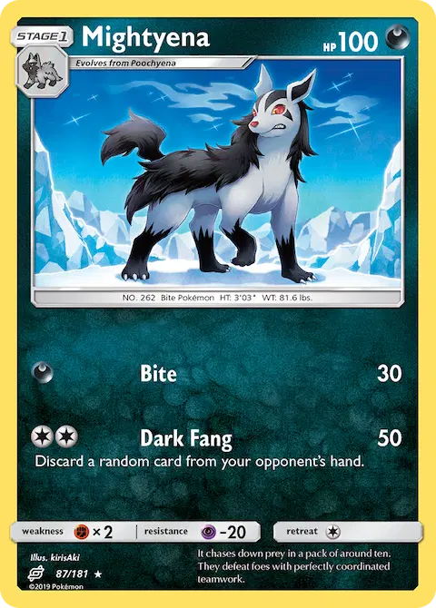 Mightyena, Team Up 87/181