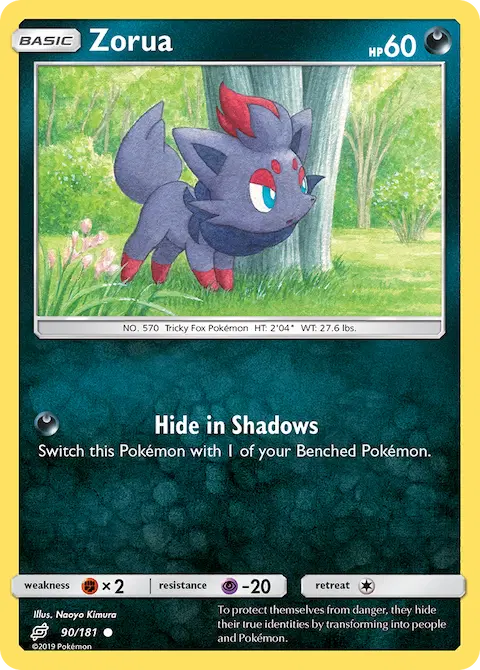 Zorua, Team Up 90/181
