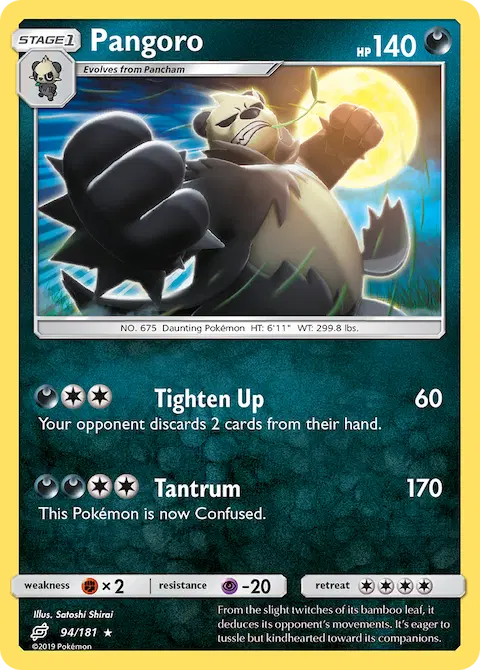 Pangoro, Team Up 94/181