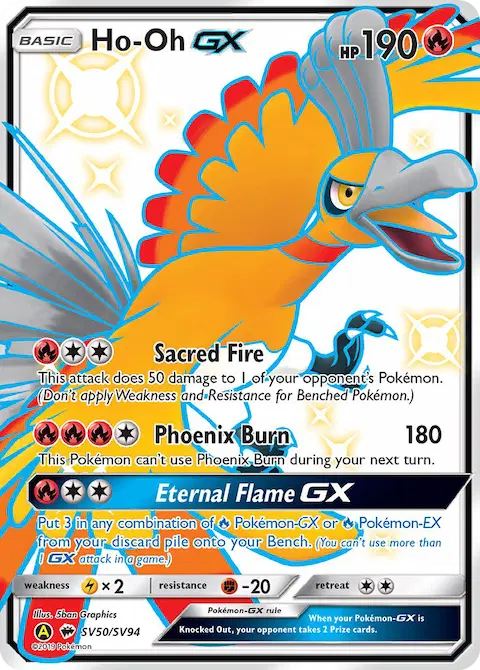 Ho-Oh-GX, Hidden Fates Shiny Vault SV50