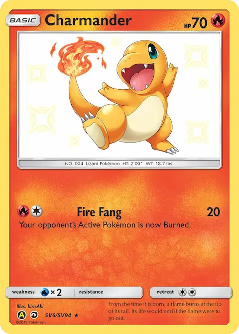 Charmander, Hidden Fates Shiny Vault SV6