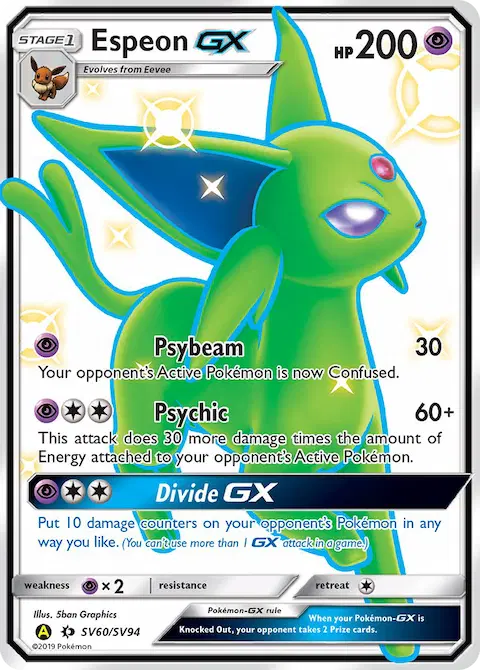 Espeon-GX, Hidden Fates Shiny Vault SV60