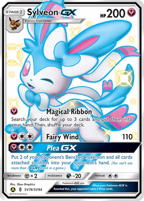 Sylveon-GX, Hidden Fates Shiny Vault SV76